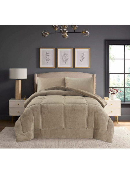 Liolios Home Κουβερτοπάπλωμα Υπέρδιπλο 220x240 Napoli Coffee