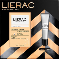 Lierac Pure Vitamin C Concentrated Serum 30ml + Free Diopti Dark Circle Correction Fluid 15ml