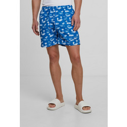 Urban Classics Ανδρικό Μαγιό Σορτς με Σχέδια Royal Blue TB2679-20980