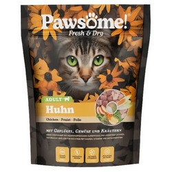 Pawsome Fresh & Dry Adult Grain Free with Chicken 750gr