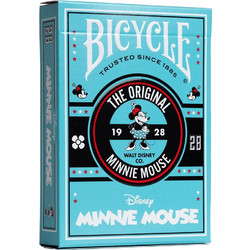 Bicycle Disney Minnie Mouse Τράπουλα Πλαστικοποιημένη Γαλάζια 10047812