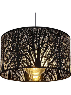 Lux Eitis 4617 240323 Κρεμαστό Φωτιστικό Οροφής Μονόφωτο Καφέ
