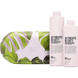 Authentic Beauty Concept Glow Xmas Σετ Περιποίησης Μαλλιών Conditioner 250ml + Σαμπουάν 300ml + Scrunchie