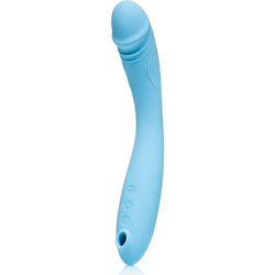 Zenn Clitoral G-Spot Sucker Δονητής G-Spot 22.5cm Μπλε