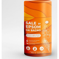 Brand Italia Orange & Cedar Epsom Άλατα Μπάνιου Κρύσταλλοι 350gr