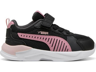 Puma X-Ray 3 Παιδικά Αθλητικά Παπούτσια για Τρέξιμο Μαύρα Ροζ 401495-07