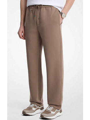 Michael Kors Ανδρικό Παντελόνι Φόρμας Fleece Ταμπά CT552H3HDT