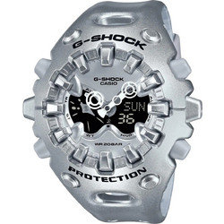 Casio G-Shock Ανδρικό Ρολόι Χρονογράφος με Ασημί Καουτσούκ Λουράκι GA-V01A-8AER
