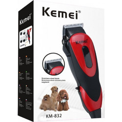 Kemei KM-832 Κουρευτική Μηχανή για Σκύλους Ρεύματος 10W