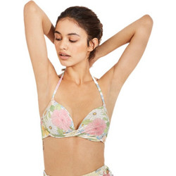 Ysabel Mora Bikini Set με Ενίσχυση Brazil Floral Πράσινο Mint Ροζ 81969-81971