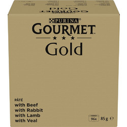 Purina Gourmet Gold Mousse with Mix Of Flavors 96x85gr