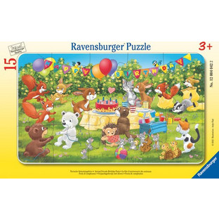 Παιδικό Puzzle Ravensburger Animal Birthday Party 15 Κομμάτια