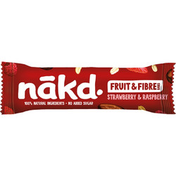 Nakd Fruit & Fiber Bar Strawberry & Raspberry 44gr