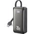 WK WP-61 Power Bank 10000mAh 35W με Θύρα USB-A & Θύρα USB-C Quick Charge 3.0 & Power Delivery Black