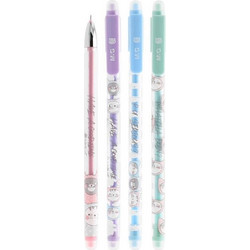 M&G Cats Στυλό Gel που Σβήνει 0.5mm Μπλε Διάφορα Σχέδια AKP65872