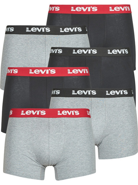 Levi's Ανδρικά Μποξεράκια Σετ 6Pack 701238595-003