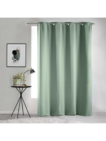 Douceur d'interieur Κουρτίνα Συσκότισης με Τρουκς 135x280 Occult 1611736 Sage