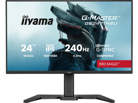 iiyama G-Master GB2471HSU-B1 IPS HDR Gaming Monitor 24" 1920x1080 FHD 240Hz 0.3ms