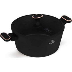 Berlinger Haus Black Rose Collection Κατσαρόλα Αλουμινίου Μαρμάρου 28cm