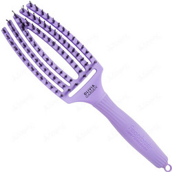 Olivia Garden Fingerbrush Bloom Lavender Medium Βούρτσα Μαλλιών για Ξεμπέρδεμα Μωβ