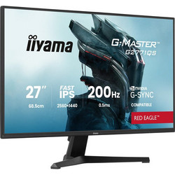 iiyama G-Master G2771QS-B1 IPS HDR Gaming Monitor 27" 2560x1440 QHD 200Hz 0.5ms