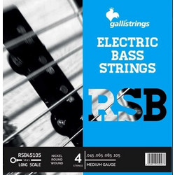 Galli RSB45125 Σετ 4 Χορδές Ηλεκτρικού Μπάσου Nickel Plated Steel 45-105" Medium Tension