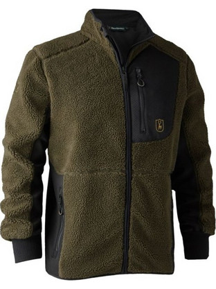 Deerhunter Ανδρική Ζακέτα Fleece με Φερμουάρ Πράσινη 5125-353