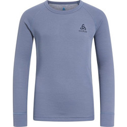 Odlo Crew Neck Active Warm Eco Ισοθερμική Παιδική Μπλούζα Μακρυμάνικη Γαλάζια 159229-10838