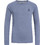 Odlo Crew Neck Active Warm Eco Ισοθερμική Παιδική Μπλούζα Μακρυμάνικη Γαλάζια 159229-10838