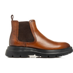 Versace 19V69 Ανδρικά Chelsea Μποτάκια Suede Καφέ YOV7588-08
