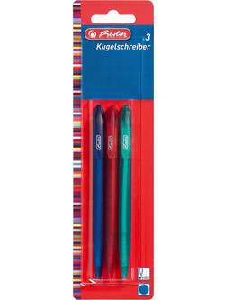 Herlitz Frosted Σετ Στυλό Διαρκείας Πολύχρωμο 3τμχ 10314979