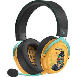 A4Tech Bloody MR595 Ασύρματο Gaming Headset Over Ear Yellow Black