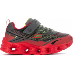 Skechers Vortex 2.0 Παιδικά Sneakers με Φωτάκια Ανθρακί Κόκκινα 400605L-RDCC
