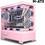 Armaggeddon Aquaron Duplex Pro Pink Gaming Mini Tower Κουτί Υπολογιστή με Πλαϊνό Παράθυρο