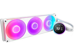 NZXT Kraken Elite 420 White Υδρόψυξη CPU 140mm ARGB για Socket 1200 / 1700 / 1851 / AM4 / AM5 / 115x