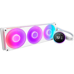NZXT Kraken Elite 420 White Υδρόψυξη CPU 140mm ARGB για Socket 1200 / 1700 / 1851 / AM4 / AM5 / 115x