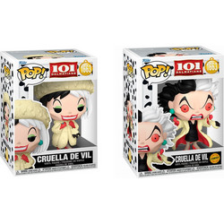 Funko Pop! 101 Dalmatians 1663 Cruella De Vil & Chase Limited Edition 6τμχ