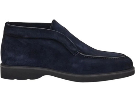 Perlamoda Ankle Ανδρικά Μποτάκια Suede Navy Μπλε 7127480J