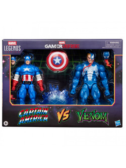 Hasbro Marvel Legends Series Gamerverse Captain America vs Venom Σετ Φιγούρες Δράσης για 4+ Ετών 15cm