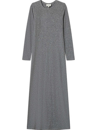 Grace & mila Midi Καθημερινό Φόρεμα Μεταξωτό Γκρι SORINA142691-GRIS