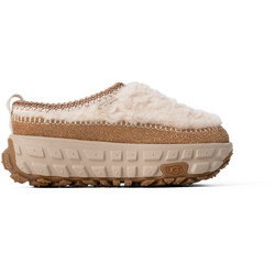 UGG Venture Daze Δερμάτινες Χειμερινές Ανδρικές Παντόφλες Κλειστές με Γούνα Μπεζ 1163350-NAT