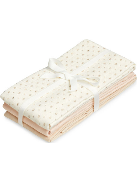 Cam Cam Copenhagen Rowan Πάνες Αγκαλιάς από Μουσελίνα Μπεζ 70x70cm 3τμχ