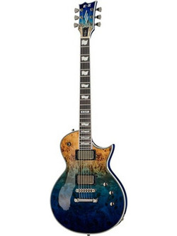 ESP E-II Eclipse Ηλεκτρική Κιθάρα 4/4 Single Cut με Μαγνήτες HH & Ταστιέρα Ebony Blue Natural Fade