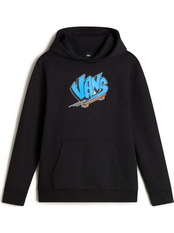 Vans Παιδικό Φούτερ με Κουκούλα Μαύρο VN000RDHBLK