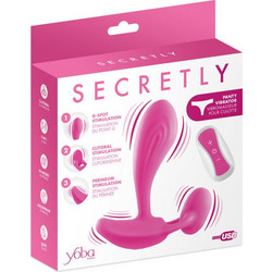 Yoba Secretly Vibrating Panty Δονητής G-Spot Ροζ