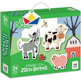 Παιδικό Puzzle Δεσύλλας Baby Puzzles Ζώα της Φάρμας 27 Κομμάτια