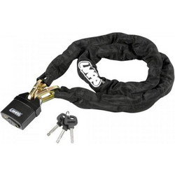Lampa C-Lock 150 Plus Αντικλεπτική Αλυσίδα Μηχανής με Κλειδαριά 150cm 10mm Μαύρη