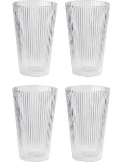 Stelton Σετ Ποτήρια Νερού Γυάλινα Pilastro 350ml 4τμχ X-508