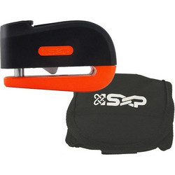 SXP MDA01 Κλειδαριά Δισκόφρενου Μηχανής 10mm με Συναγερμό Μαύρη Κόκκινη