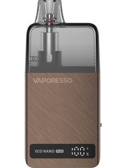 Vaporesso Eco Nano Plus Mocha Brown Ηλεκτρονικό Τσιγάρο Pod Kit 10ml με Ενσωματωμένη Μπαταρία